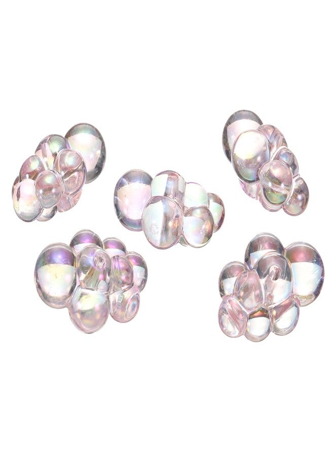 CoCud Bubble Clusters for Miniature Dollhouse Bathtub, 1:16 Scale Acrylic Light Pink Bubbles - (Applications: for DIY Craft, Fairy Beach Decor), 5-Piece - Image 1
